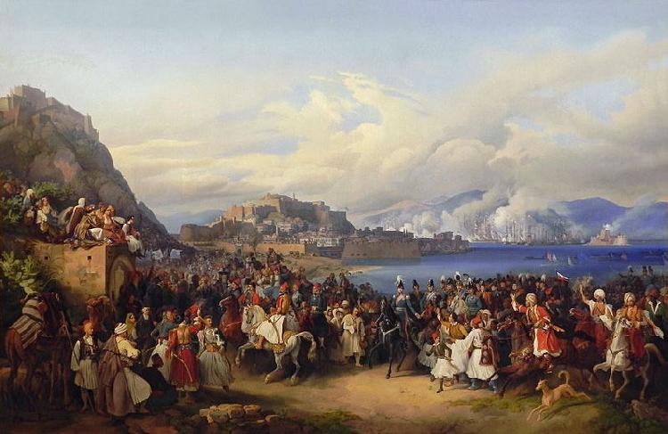 Peter von Hess The Entry of King Othon of Greece into Nauplia